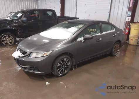 2014 Honda Civic Ex from USA, damaged, VIN 2HGFB2F84EH533874